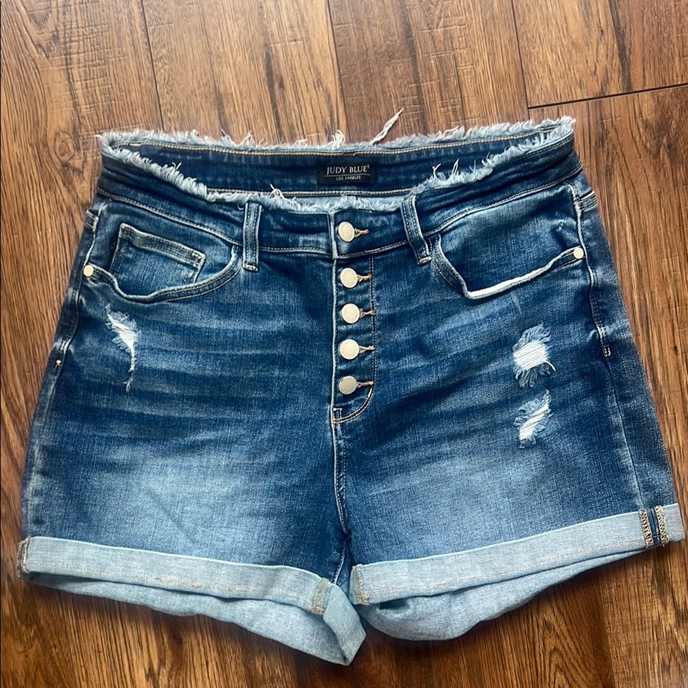 Judy Blue Classic Blue High-Waisted Jean Shorts